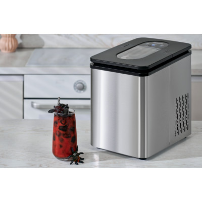 Льодогенератор побутовий ARDESTO, 12кг/добу, 1.8л, нерж Льодогенератор побутовий ARDESTO, 12кг/добу, 1.8л, нерж