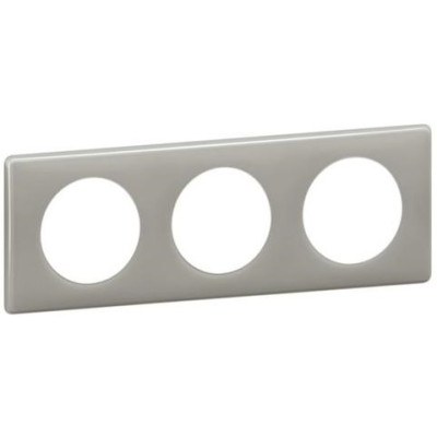 Рамка 3 поста Legrand Celiane, сірий глянець