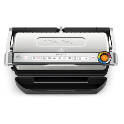 Tefal Гриль прижимний OptiGrill+ XL 2000Вт, темп. режимів-4, з`ємні пластини, алюміній, метал