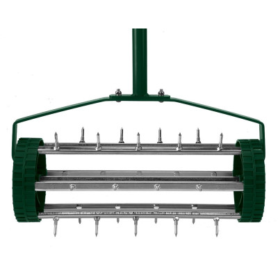 Аератор-скарифікатор ручний Verto, d15см, 27 шипів, 3.5кг Аератор-скарифікатор ручний Verto, d15см, 27 шипів, 3.5кг