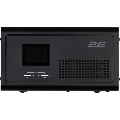Инвертор 2E HI1600, 1600W, 24V - 230V, LCD, AVR, 2xSchuko + DC output 2E-HI1600