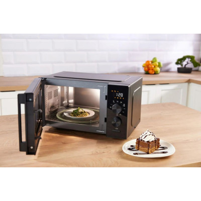 Мікрохвильова піч Gorenje, 20л, електр. керув., 800Вт, гриль, дисплей, 20 програм, інвертор, чорний Мікрохвильова піч Gorenje, 20л, електр. керув., 800Вт, гриль, дисплей, 20 програм, інвертор, чорний