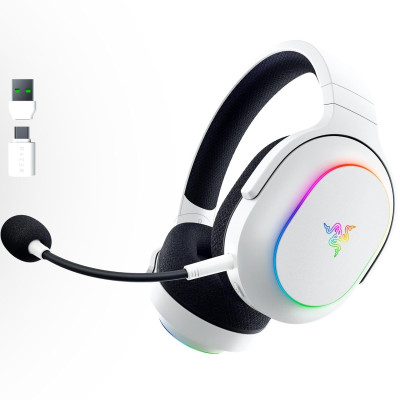 Гарнітура ігрова Razer Barracuda X Chroma, BT/WL, RGB, білий