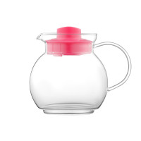 Termisil Заварник Maja (Куля), 1500 мл, малина, боросилікатне скло, пластик Termisil Заварник Maja (Куля), 1500 мл, малина, боросилікатне скло, пластик