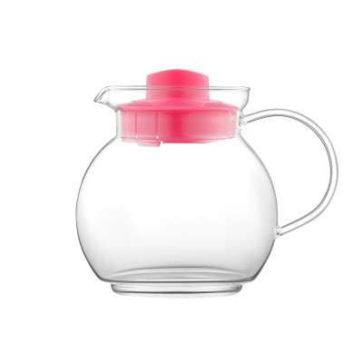 Termisil Заварник Maja (Куля), 1500 мл, малина, боросилікатне скло, пластик Termisil Заварник Maja (Куля), 1500 мл, малина, боросилікатне скло, пластик