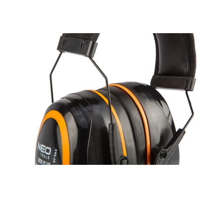 Навушники захисні Neo Tools, SNR 30дБ, категорія III, 0.27кг, ізолююча піна G-TECH, 0.26кг, чорний Навушники захисні Neo Tools, SNR 30дБ, категорія III, 0.27кг, ізолююча піна G-TECH, 0.26кг, чорний