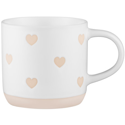 Чашка ARDESTO Heart, 420мл, кераміка, білий