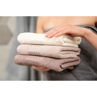 Набір рушників махрових ARDESTO Lotus, 50х90см, 70х140см, 2шт, 100% бавовна, айворі