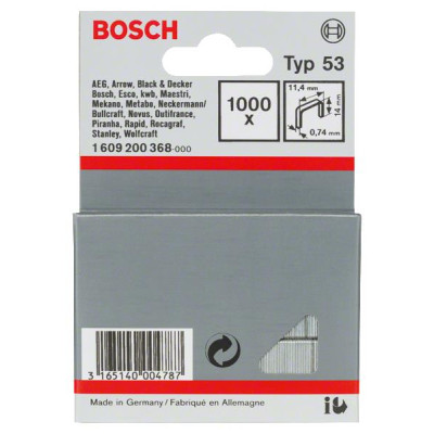 Скоби Bosch Professional тип 53, 14мм, 1000шт