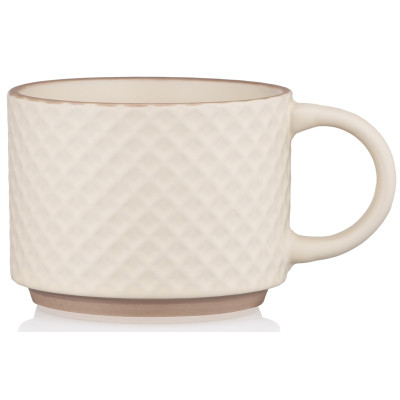 Чашка ARDESTO Anzio, 300мл, кераміка, кремовий