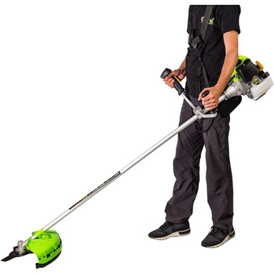 Тример садовий бензиновий Gartner BCG-3014 52см.куб 4.1к.с. ліска 44см ніж 25.5см 6.6кг Тример садовий бензиновий Gartner BCG-3014 52см.куб 4.1к.с. ліска 44см ніж 25.5см 6.6кг