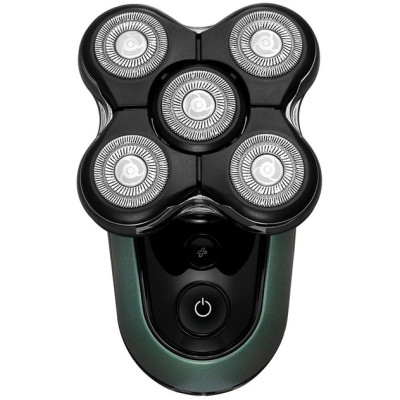 Бритва електр. для голови Remington роторна Ultimate Series RX7,  бритв.головок-5, Li-Ion, сух.+волог., тример, чорно-зелений