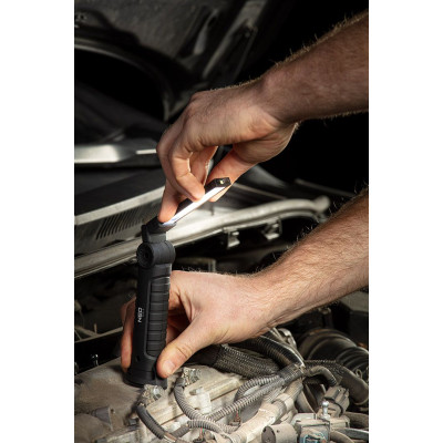 Фонарь инспекционный аккумуляторный Neo Tools, 1200мА·ч, 200лм, 3Вт, 2в1, лампа+фонарь, складывается, 5 функций освещения, красный свет, IP20 Фонарь инспекционный аккумуляторный Neo Tools, 1200мА·ч, 200лм, 3Вт, 2в1, лампа+фонарь, складывается, 5 функций освещения, красный свет, IP20