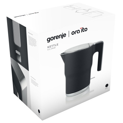 Электрочайник Gorenje 1.5л, с двойными стенками, черный матовый (K15ORAB) Электрочайник Gorenje 1.5л, с двойными стенками, черный матовый (K15ORAB)