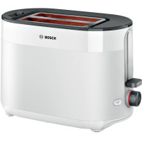 Тостер Bosch 950Вт, пластик, білий Тостер Bosch 950Вт, пластик, білий