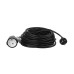 Удлинитель сетевой 2E 1хТип F, 2х1мм кв, 10A, 15м, черный 2E-PC210M15