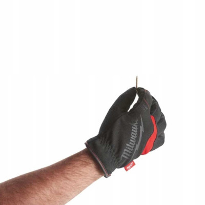 Рукавички робочіMilwaukee Free-Flex, поліуретан/спандекс/поліестер, р.11/XXL, чорні Рукавички робочіMilwaukee Free-Flex, поліуретан/спандекс/поліестер, р.11/XXL, чорні