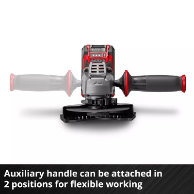 Шліфмашина кутова акумуляторна Einhell Professional TP-AG 18/125 CE Q Li - Solo 18В акб 1х4А·го 125мм 3000-10500об/хв ЗП 1.69кг
