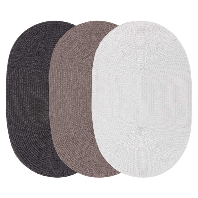 Килимок сервірувальний ARDESTO, 30х45см, поліпропілен, овальна, сірий