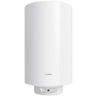 Водонагрівач електр. BOSCH круглий Tronic 8000T, 35л, 1,2кВт, сухий тен, вертикальний монтаж, електр. кер-ння, C, білий