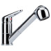 Змішувач для кухні Franke Novara Plus, довж.виливу - 195мм, витяжний, 1важіль, хром