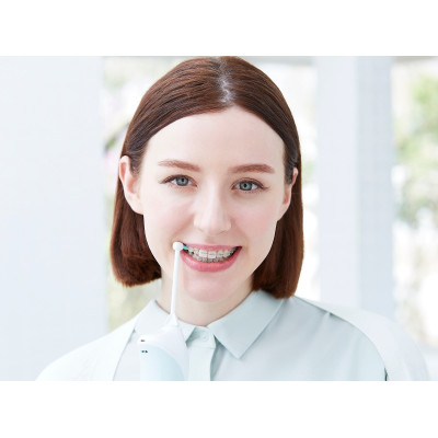 Іригатор Panasonic портативний, чаша 130 мл, Ni-Mh акум. в компл., біло-блакитний