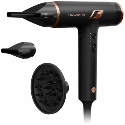 Фен Rowenta T-Shape Maestria Nano, 1700Вт, 3 режими, дифузор, іоніз-я, хол. обдув, чорний Фен Rowenta T-Shape Maestria Nano, 1700Вт, 3 режими, дифузор, іоніз-я, хол. обдув, чорний
