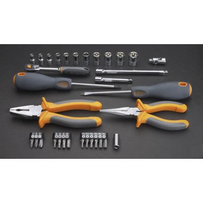 Набір інструментів Neo Tools, універсальний, CrV та S2, 33шт