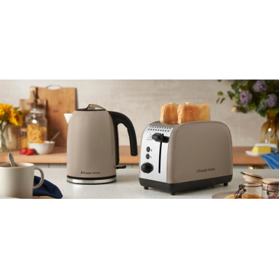 Тостер  Russell Hobbs 1671Вт, нержав., підігрів, моко