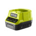 Комплект аккумулятора и зарядного устройства Ryobi ONE+ RC18120-250 18В 2х5А·ч ЗП 2А