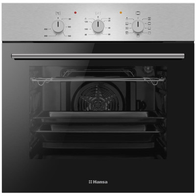 Духовка электр. Hansa, 60см, 62л, A,  гриль , емаль легкого очищення, нержавіюча сталь Духовка электр. Hansa, 60см, 62л, A,  гриль , емаль легкого очищення, нержавіюча сталь