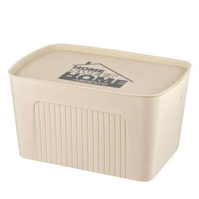 Ящик з кришкою для зберігання ARDESTO 45.5х31х24.5см, 23л, пластик PP, бежевий Ящик з кришкою для зберігання ARDESTO 45.5х31х24.5см, 23л, пластик PP, бежевий