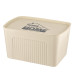 Ящик з кришкою для зберігання ARDESTO 45.5х31х24.5см, 23л, пластик PP, бежевий Ящик з кришкою для зберігання ARDESTO 45.5х31х24.5см, 23л, пластик PP, бежевий