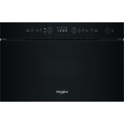 Мікрохвильова піч Whirlpool вбудована, 22л, електронне упр., 750Вт, гриль, дисплей, чорний