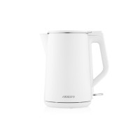 ARDESTO Електрочайник EKL-X50/1.5 л/2200 Вт/подвійні стінки/Strix контроль/білий