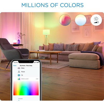 WiZ Стрічка світлодіодна розумна LEDStrip, 1600Lm, 2700-6500K, RGB, 2 метри, Wi-Fi WiZ Стрічка світлодіодна розумна LEDStrip, 1600Lm, 2700-6500K, RGB, 2 метри, Wi-Fi