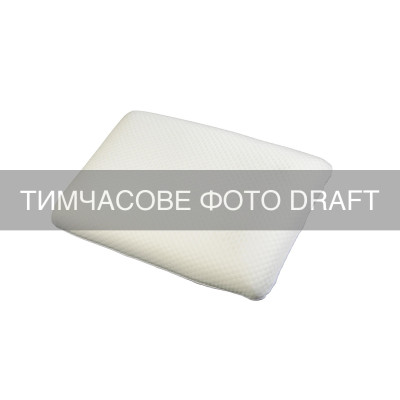 Подушка ортопедична ARDESTO Sleepwell Warm&Cold 60х40см, подрібнена піна меморі, білий Подушка ортопедична ARDESTO Sleepwell Warm&Cold 60х40см, подрібнена піна меморі, білий