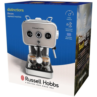Russell Hobbs Кофеварка рожковая 26452-56 Distinctions, металл