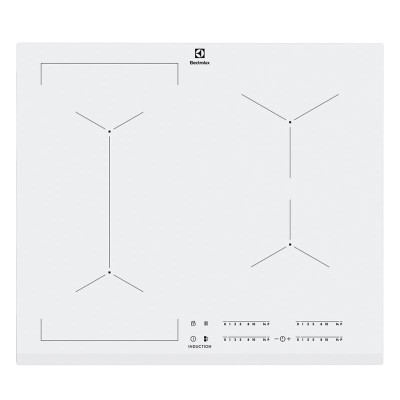 Варильна поверхня Electrolux індукційна, 60см, розширена зона, білий