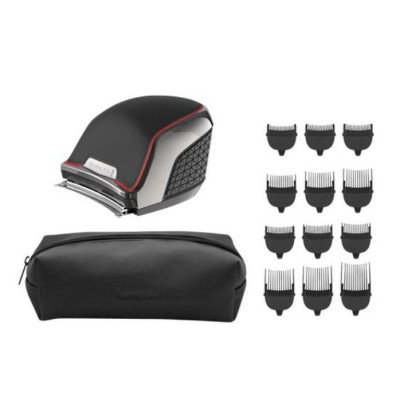Машинка для стрижки Remington Quickcut Pro, мережа+акум., роторний мотор, насадок-12, титан.напил., чорний