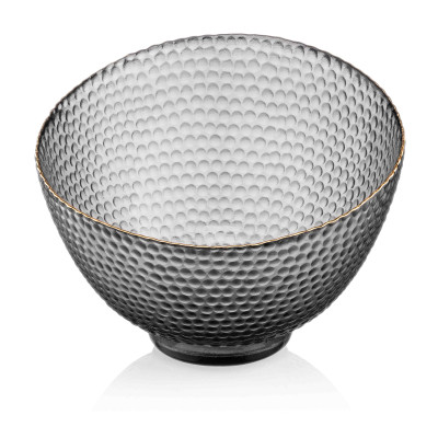 ARDESTO Салатник Commelina, 18см, скло, сірий ARDESTO Салатник Commelina, 18см, скло, сірий