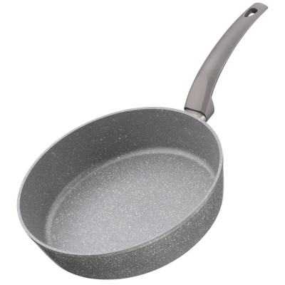 Сковорода глибока з кришкою ARDESTO Gemini Gourmet Apulia, 26см, алюміній, сірий