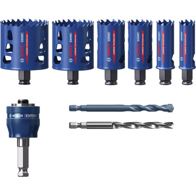 Bosch Коронки для роботи з міцними матеріалами Tough Material, 22-68мм, 9 шт