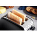 Тостер Russell Hobbs Colours Plus 1600Вт, підігрів, розморожування, метал., чорний