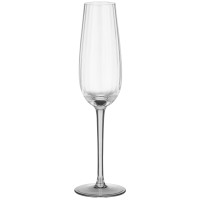 Набір келихів для шампанського ARDESTO Black Mars Orion 220мл, 2шт, скло, прозоро-сірий