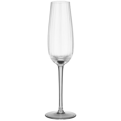 Набір келихів для шампанського ARDESTO Black Mars Orion 220мл, 2шт, скло, прозоро-сірий Набір келихів для шампанського ARDESTO Black Mars Orion 220мл, 2шт, скло, прозоро-сірий