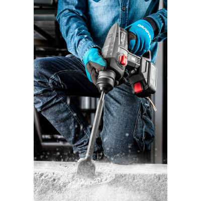 Перфоратор акумуляторний GRAPHITE Energy+ SDS-plus 18В 2.2Дж 2.26кг без АКБ та ЗП Перфоратор акумуляторний GRAPHITE Energy+ SDS-plus 18В 2.2Дж 2.26кг без АКБ та ЗП