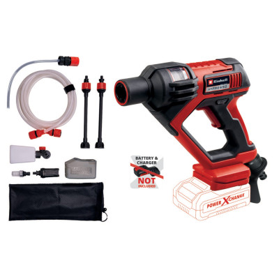 Мийка акумуляторна Einhell HYPRESSO 18/24-1 Li - Solo, PXC, 18В, до 24 бар, 240 л/хв, самовсмоктування, 2.1 кг (без АКБ і ЗП)
