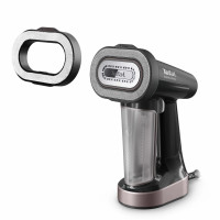 Tefal Відпарювач компактний Pure Force 3в1, 1800Вт, 180мл, постійна пара - 35гр, керам. підошва, чорно-рожевий Tefal Відпарювач компактний Pure Force 3в1, 1800Вт, 180мл, постійна пара - 35гр, керам. підошва, чорно-рожевий