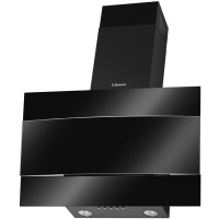 Вытяжка Hansa наклос, стекло+металл, 60см, 280м.куб/час., черный металл